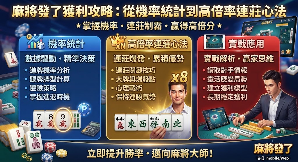 從機率統計到高倍率連莊心法 從機率統計到高倍率連莊心法